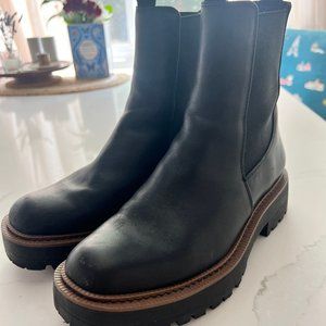 Sam Edelman Laguna Waterproof Lug Sole Chelsea Boot Size 8